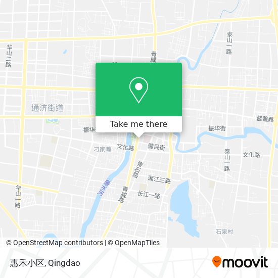 惠禾小区 map