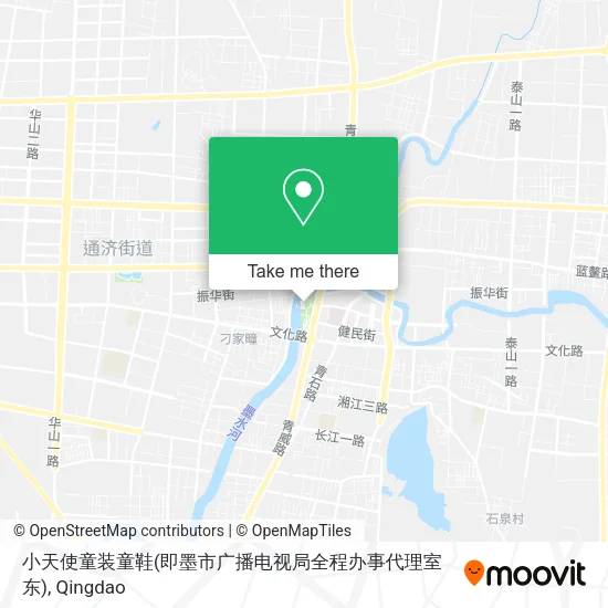 小天使童装童鞋(即墨市广播电视局全程办事代理室东) map