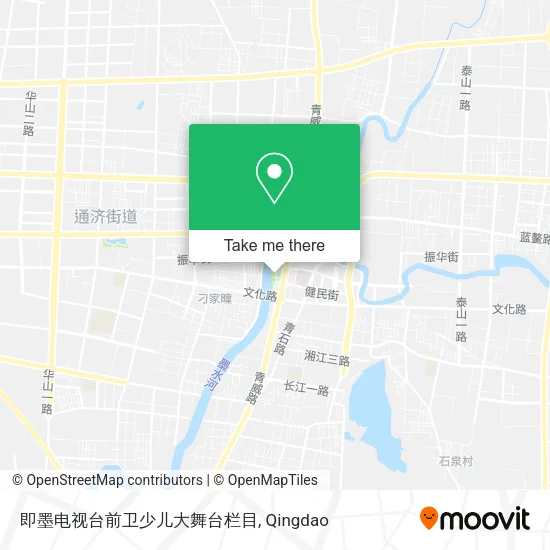 即墨电视台前卫少儿大舞台栏目 map