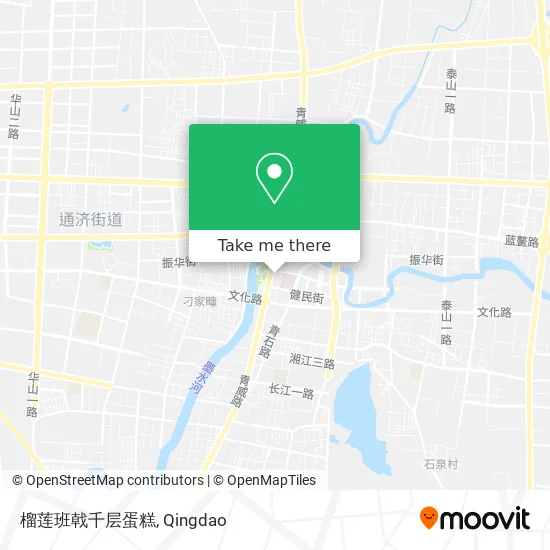 榴莲班戟千层蛋糕 map