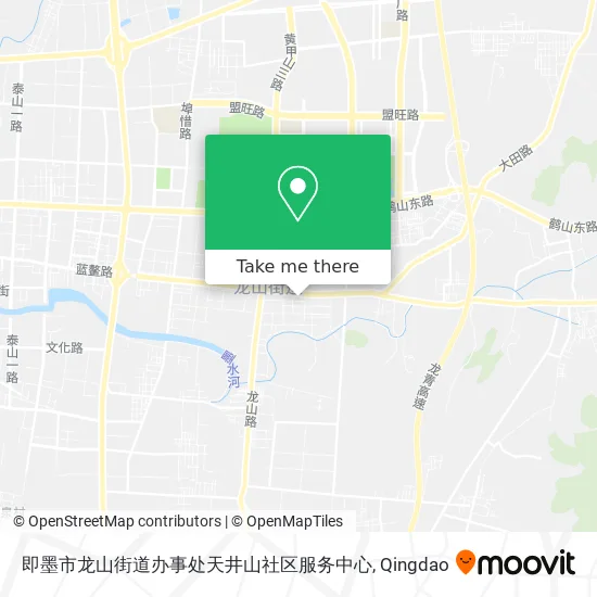 即墨市龙山街道办事处天井山社区服务中心 map
