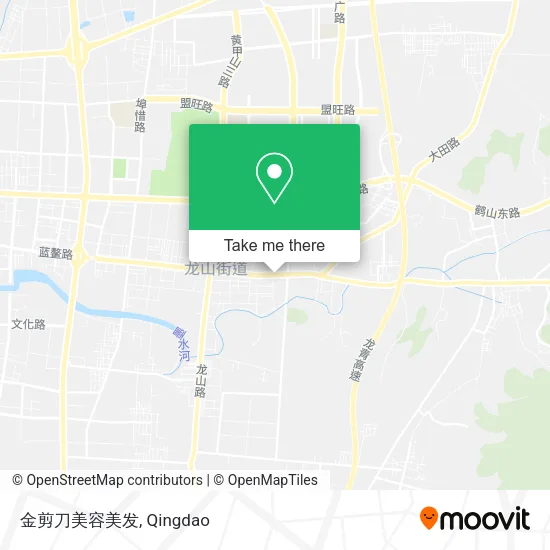 金剪刀美容美发 map