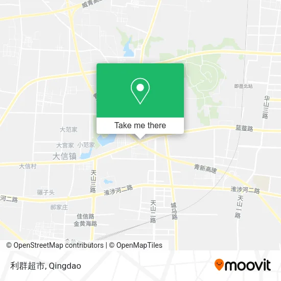 利群超市 map