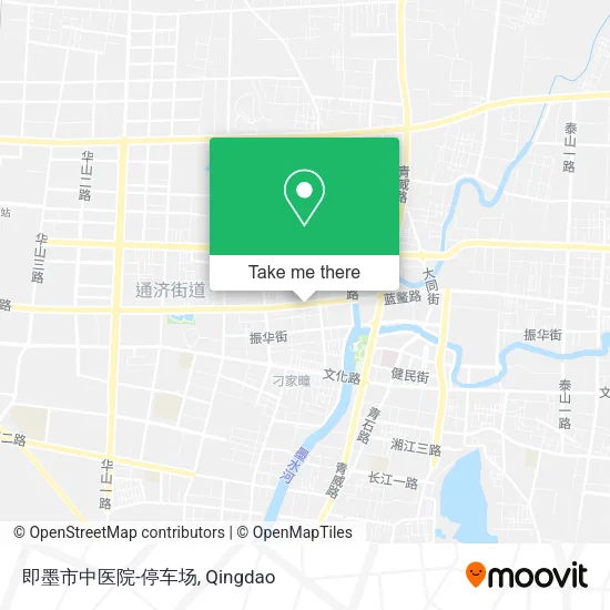 即墨市中医院-停车场 map