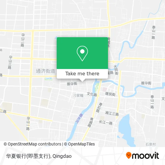 华夏银行(即墨支行) map