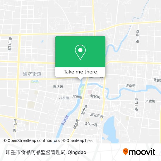 即墨市食品药品监督管理局 map