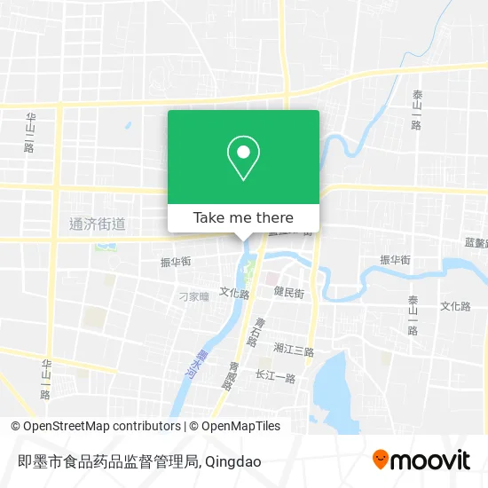 即墨市食品药品监督管理局 map