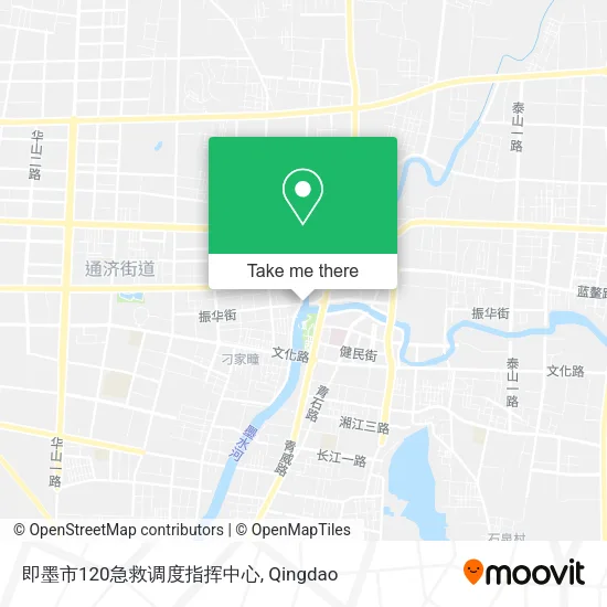 即墨市120急救调度指挥中心 map