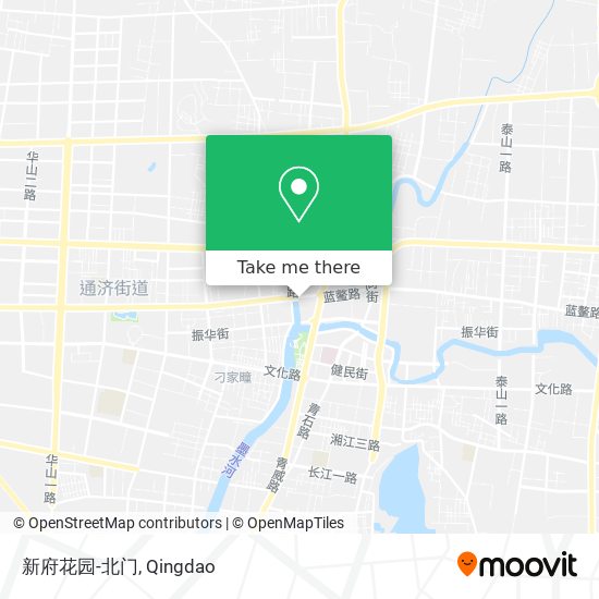 新府花园-北门 map