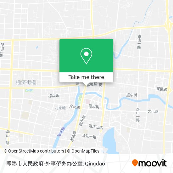 即墨市人民政府-外事侨务办公室 map