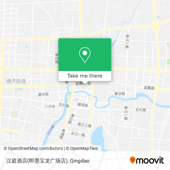 汉庭酒店(即墨宝龙广场店) map