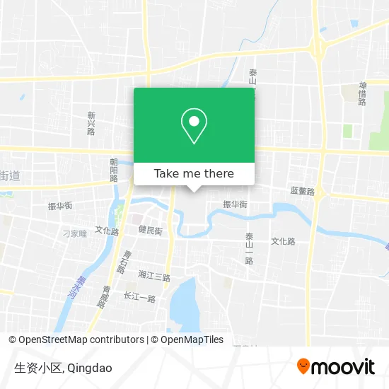 生资小区 map