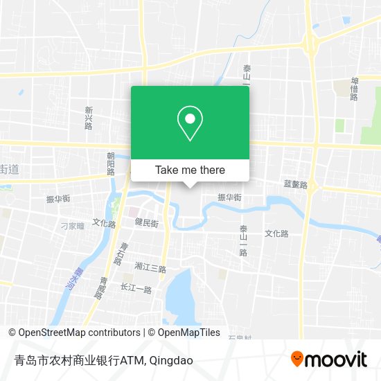 青岛市农村商业银行ATM map