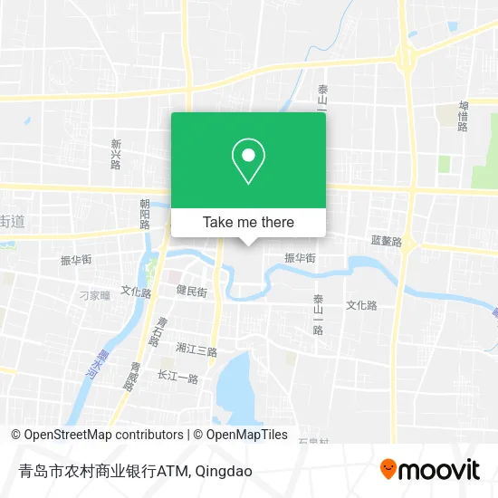 青岛市农村商业银行ATM map
