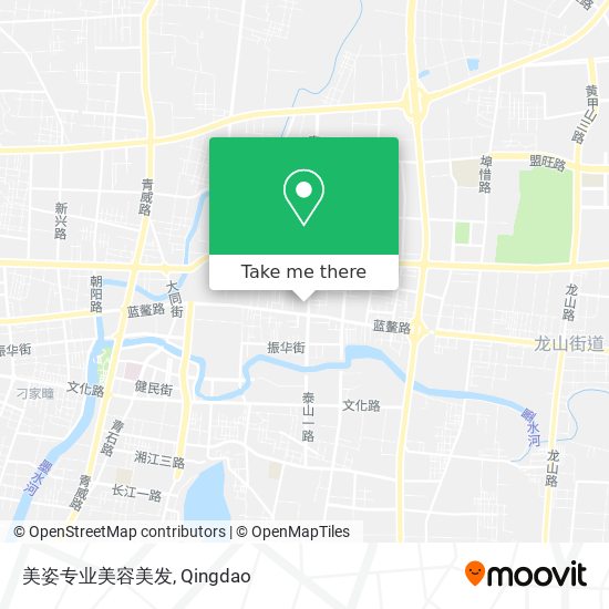美姿专业美容美发 map