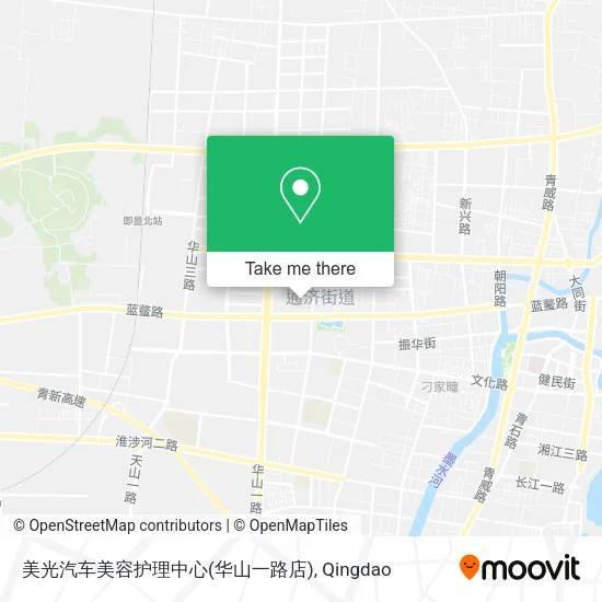美光汽车美容护理中心(华山一路店) map