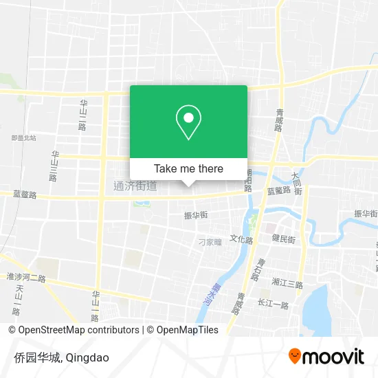 侨园华城 map
