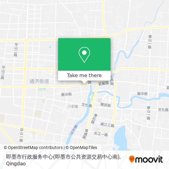 即墨市行政服务中心(即墨市公共资源交易中心南) map