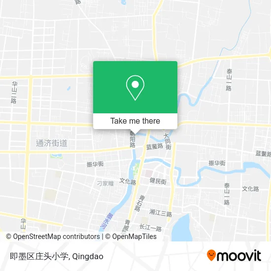 即墨区庄头小学 map