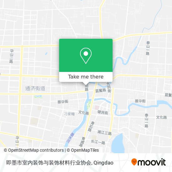 即墨市室内装饰与装饰材料行业协会 map