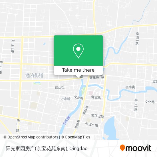阳光家园房产(京宝花苑东南) map