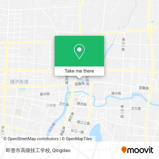 即墨市高级技工学校 map