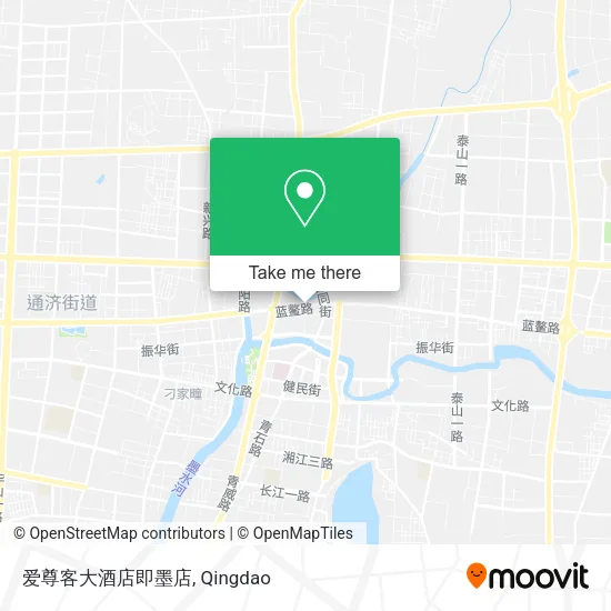 爱尊客大酒店即墨店 map