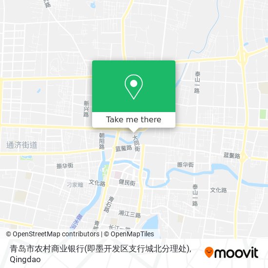 青岛市农村商业银行(即墨开发区支行城北分理处) map