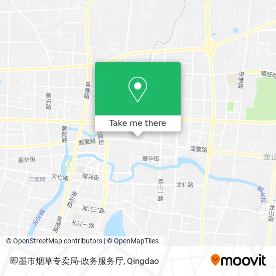 即墨市烟草专卖局-政务服务厅 map
