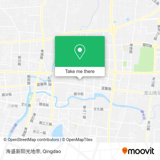 海盛新阳光地带 map