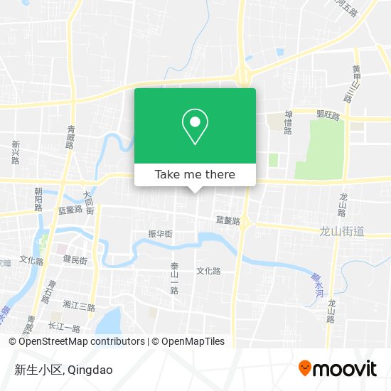 新生小区 map
