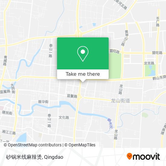 砂锅米线麻辣烫 map
