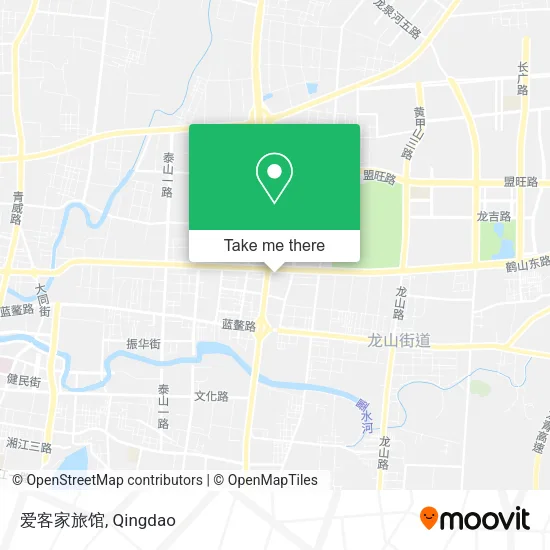 爱客家旅馆 map