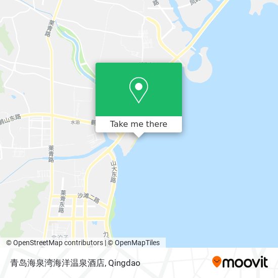 青岛海泉湾海洋温泉酒店 map