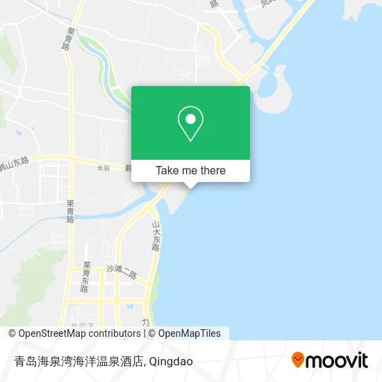 青岛海泉湾海洋温泉酒店 map