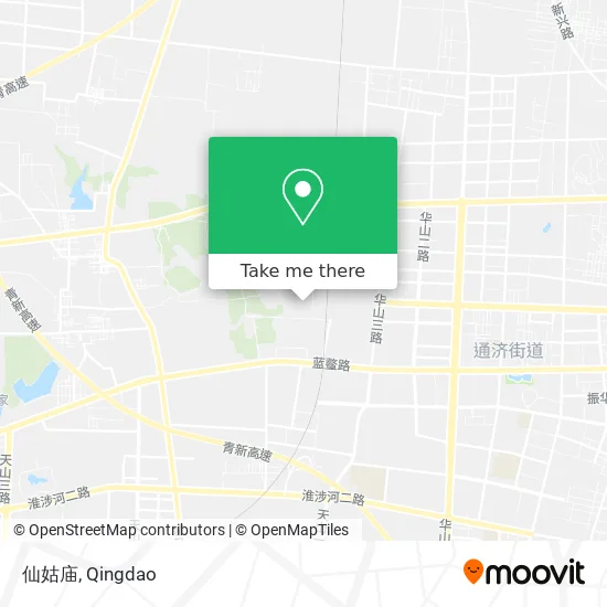 仙姑庙 map