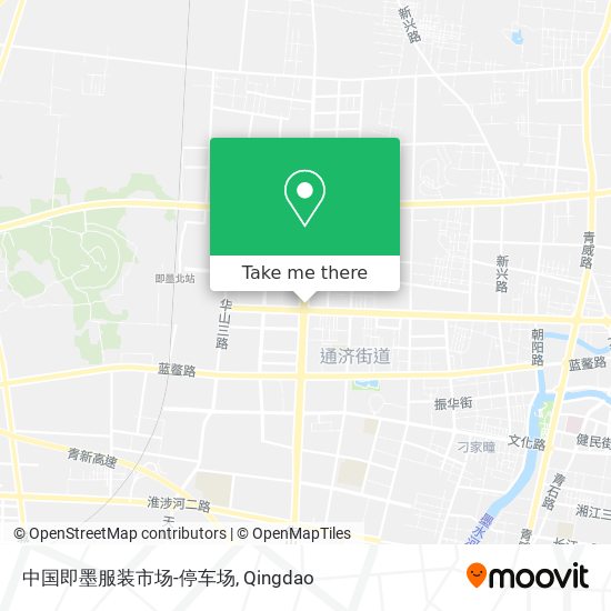 中国即墨服装市场-停车场 map