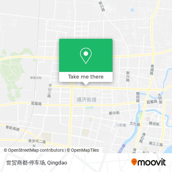世贸商都-停车场 map