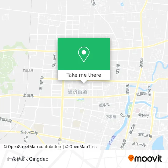正森德郡 map