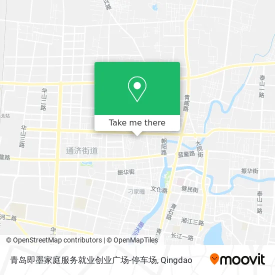 青岛即墨家庭服务就业创业广场-停车场 map