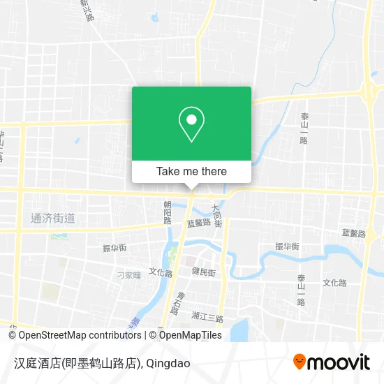 汉庭酒店(即墨鹤山路店) map