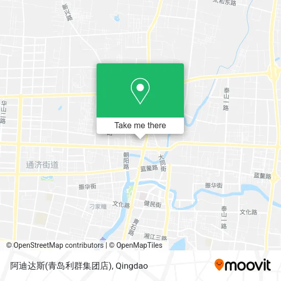 阿迪达斯(青岛利群集团店) map