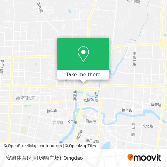 安踏体育(利群购物广场) map