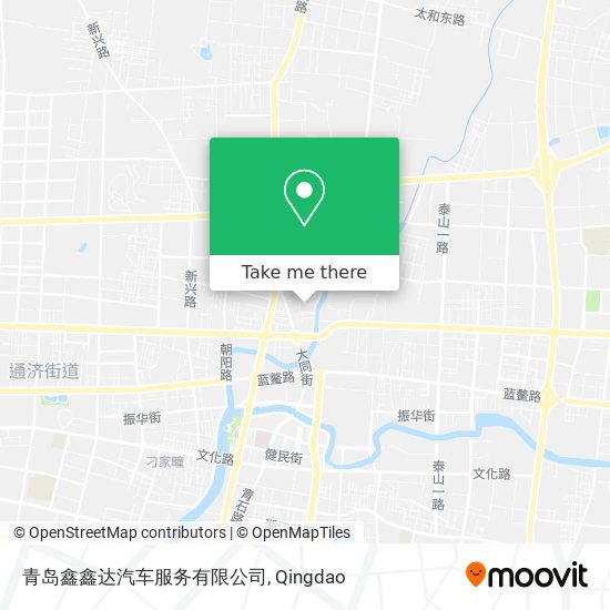 青岛鑫鑫达汽车服务有限公司 map