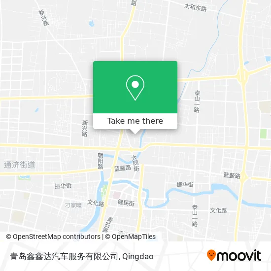 青岛鑫鑫达汽车服务有限公司 map
