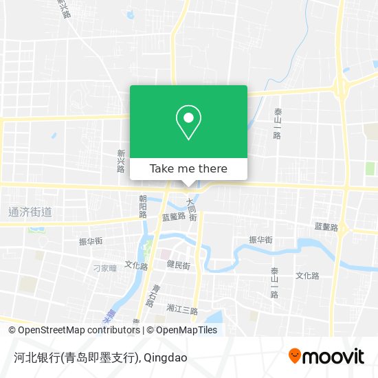 河北银行(青岛即墨支行) map
