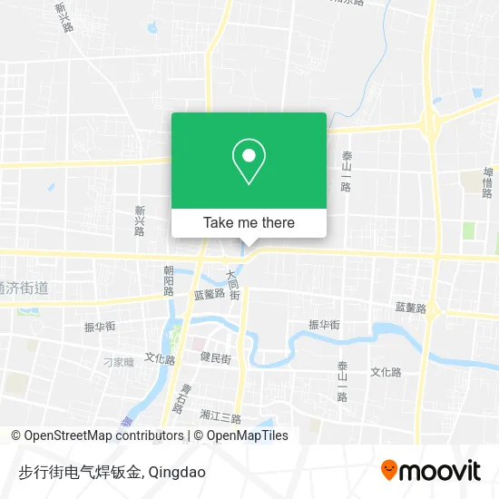 步行街电气焊钣金 map