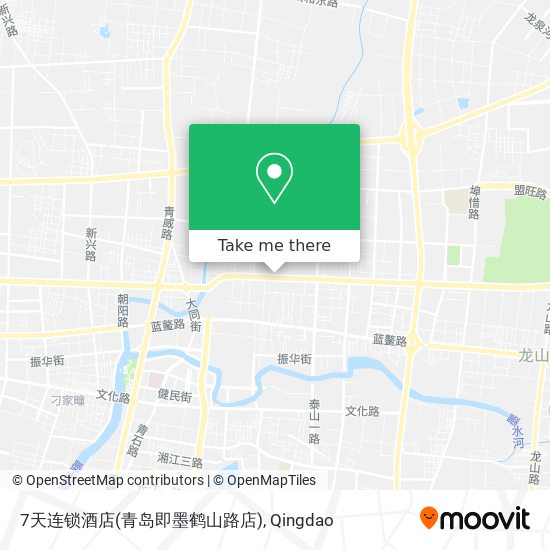 7天连锁酒店(青岛即墨鹤山路店) map
