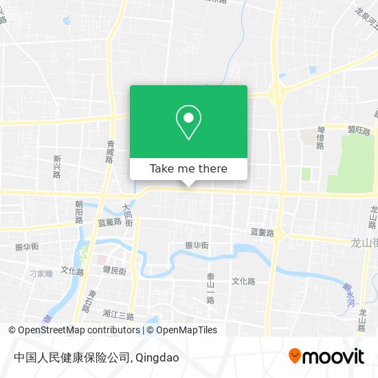 中国人民健康保险公司 map