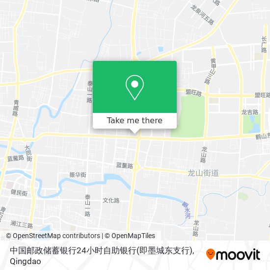 中国邮政储蓄银行24小时自助银行(即墨城东支行) map